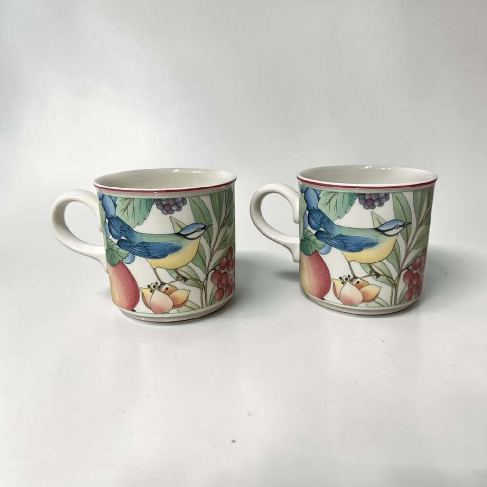 Villeroy & Boch Vintage Catalina Coffee Cup Mug Set of 2